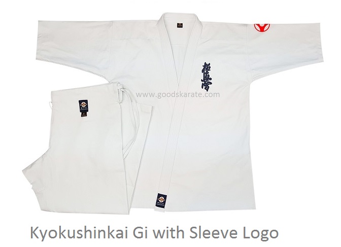 Kyokushinkai Gi with Sleeve logo